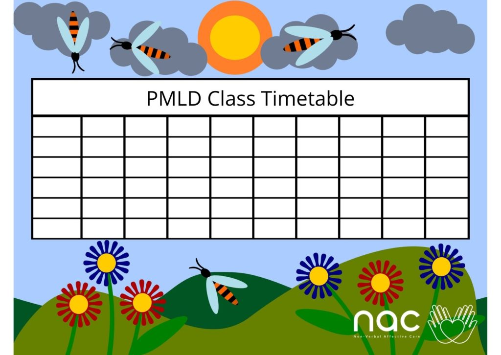 PMLD Class Timetable